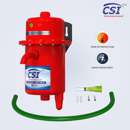 CSI International Round Portable Geyser – Instant Water Heater Geyser