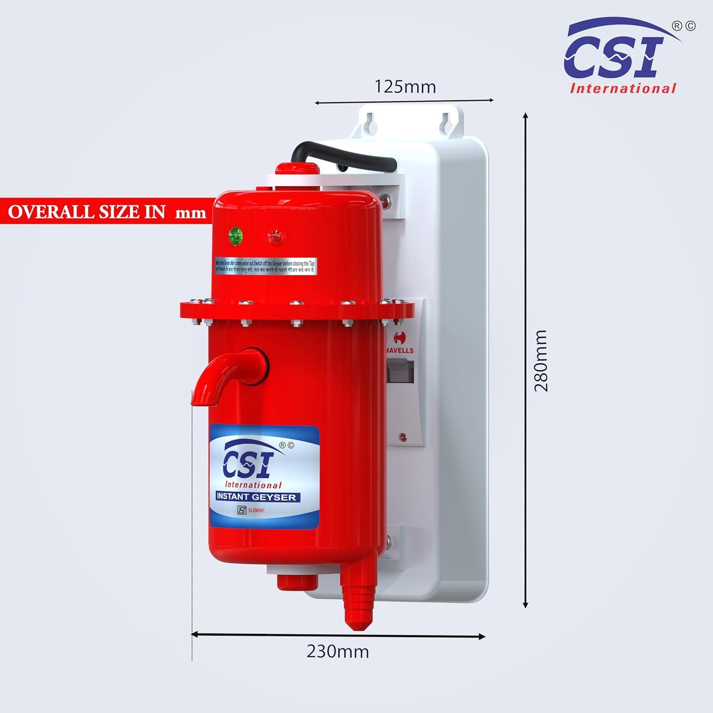 CSI Round Havells MCB Geyser – Instant Water Geyser