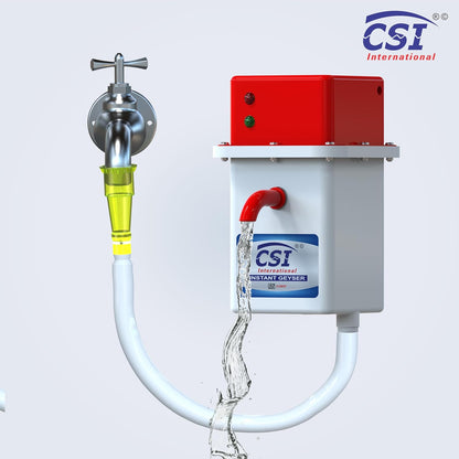 CSI 1L Instant Electric Geyser (Square Design) | 3000W | Pure Copper Heating Element |