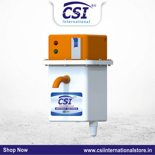 CSI 1L Instant Electric Geyser With MCB (Square Desgine )| Pure Copper Heating Element (3000W)